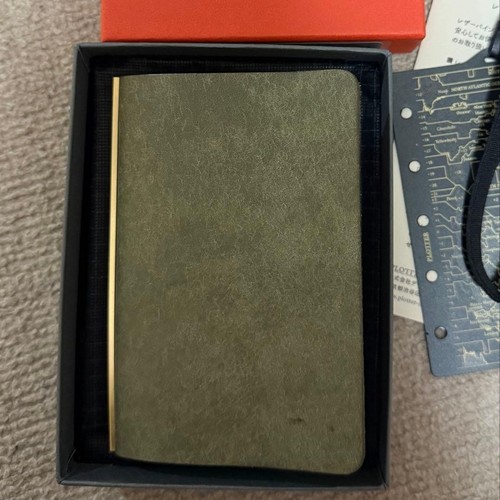 Plotter notebook green - m5,